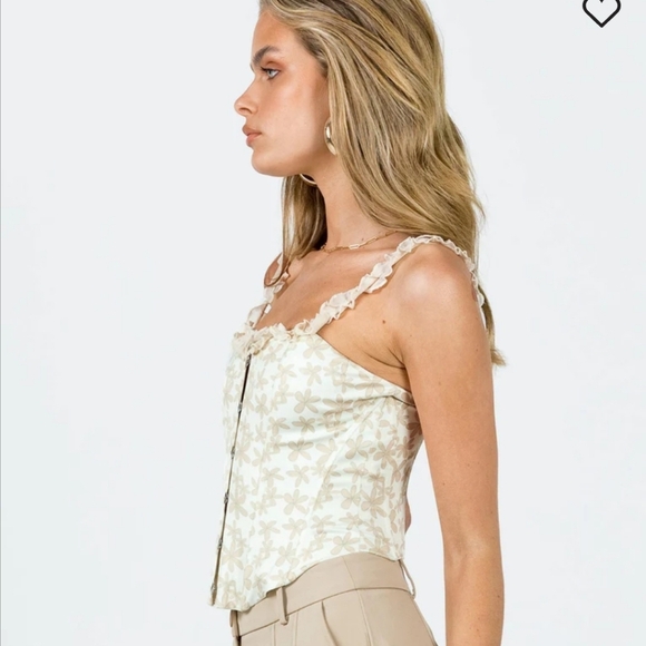 Princess Polly SEARLE FLORAL CORSET MULTI size 4 - Picture 4 of 14